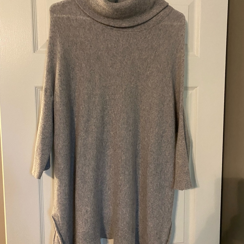 Antonio Melani oversized heather gray sweater L